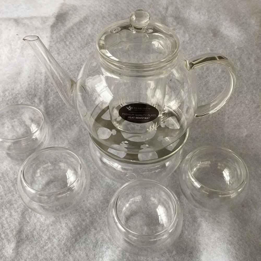 Tea Pot Set TeaBloom Timeless Moments Tea Set - Picture 3 of 15